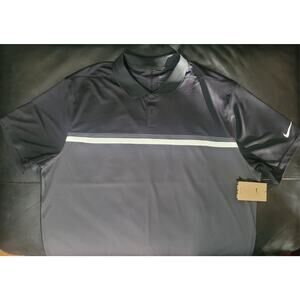 Nike Dri-Fit Golf Polo Striped Shirt Men's XXL NEW Business Casual Travel Preppy